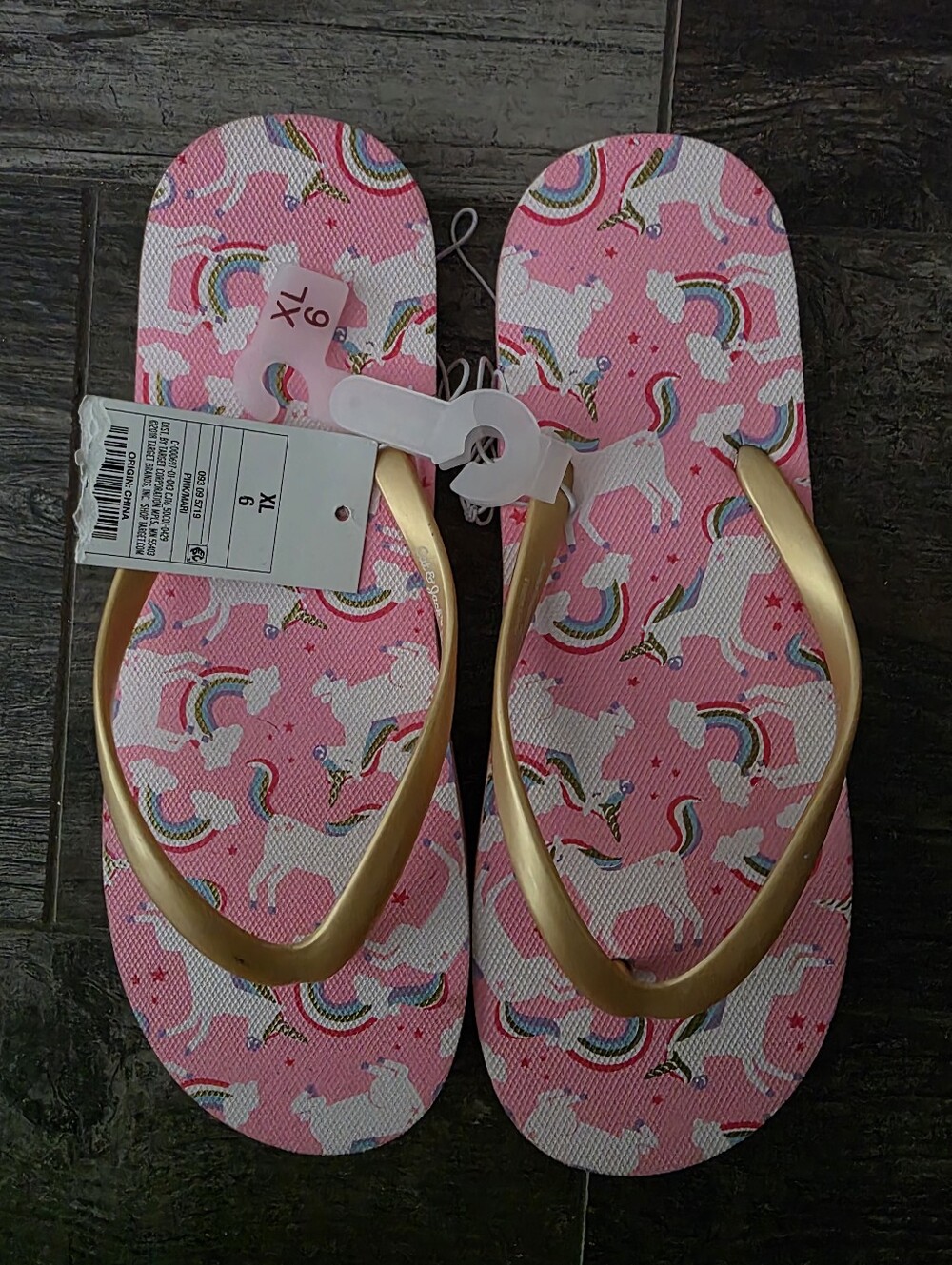 Girls Kids Childrens Flip Flops